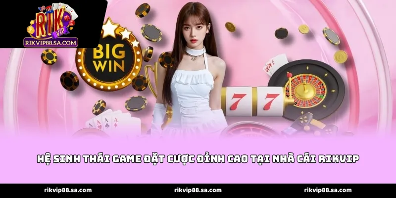 Hệ sinh thái game đặt cược đỉnh cao tại nhà cái Rikvip